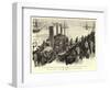 From the Old World to the New, Irish Emigrants Coming on Board at Queenstown-William Lionel Wyllie-Framed Giclee Print