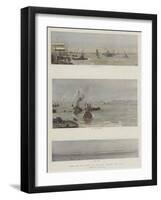 From the Old World to the New, Nearing New York-William Lionel Wyllie-Framed Giclee Print