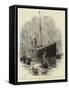 From the Old World to the New, the S S Majestic Lying in the Mersey-William Lionel Wyllie-Framed Stretched Canvas