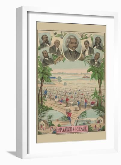 From the Plantation to the Senate-null-Framed Art Print