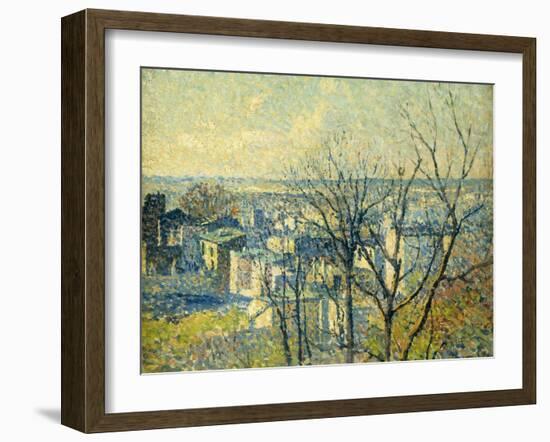 From the Rooftops; Sur Les Toits, 1890-95-Maximilien Luce-Framed Giclee Print