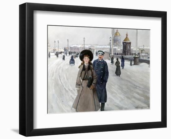 From the School, 1914-1917-Mikhail Abramovich Balunin-Framed Giclee Print