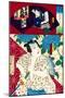 From the Series Actors and Comedy, Comparisons of Hits-Kunichika toyohara-Mounted Giclee Print