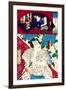 From the Series Actors and Comedy, Comparisons of Hits-Kunichika toyohara-Framed Premium Giclee Print
