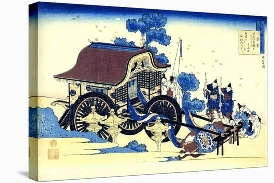 From the Series Hundred Poems by One Hundred Poets: Sugawara No Michizane, C1830-Katsushika Hokusai-Stretched Canvas