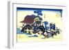 From the Series Hundred Poems by One Hundred Poets: Sugawara No Michizane, C1830-Katsushika Hokusai-Framed Giclee Print