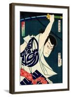 From the Series Mirror of Demonic People, Good and Evil-Kunichika toyohara-Framed Giclee Print