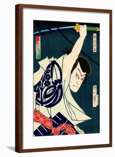 From the Series Mirror of Demonic People, Good and Evil-Kunichika toyohara-Framed Giclee Print