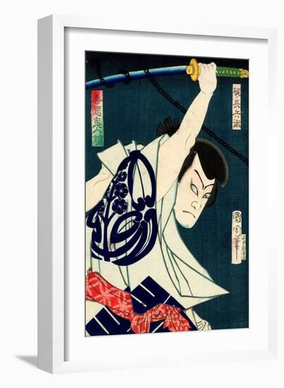 From the Series Mirror of Demonic People, Good and Evil-Kunichika toyohara-Framed Giclee Print