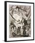 From the Series the Imaginary Prisons (Le Carceri D'Invenzion)-Giovanni Battista Piranesi-Framed Giclee Print