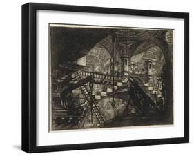 From the Series the Imaginary Prisons (Le Carceri D'invenzione) Par Piranesi, Giovanni Battista (17-Giovanni Battista Piranesi-Framed Giclee Print