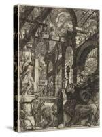 From the Series the Imaginary Prisons (Le Carceri D'invenzione) Par Piranesi, Giovanni Battista (17-Giovanni Battista Piranesi-Stretched Canvas