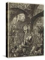 From the Series the Imaginary Prisons (Le Carceri D'invenzione) Par Piranesi, Giovanni Battista (17-Giovanni Battista Piranesi-Stretched Canvas