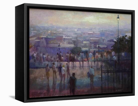 From the Steps of the Sacre Coeur, 1992-Vic Trevett-Framed Stretched Canvas