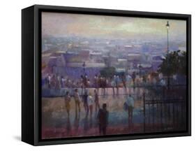 From the Steps of the Sacre Coeur, 1992-Vic Trevett-Framed Stretched Canvas