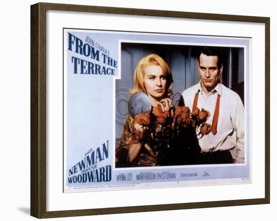 From the Terrace, Joanne Woodward, Paul Newman, 1960-null-Framed Photo