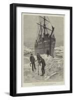 From the Thames to Siberia, Ice-Bound in the Kara Sea-Amedee Forestier-Framed Giclee Print