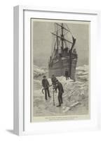 From the Thames to Siberia, Ice-Bound in the Kara Sea-Amedee Forestier-Framed Giclee Print