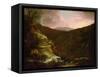 From the Top of Kaaterskill Falls, 1826-Thomas Cole-Framed Stretched Canvas