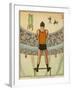 From the Trapeze; How the Acrobat Sees His Audience-null-Framed Art Print