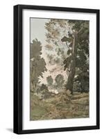 From the Watercolour by Henri Harpignies, C1839-1898, (1898)-Henri-Joseph Harpignies-Framed Giclee Print