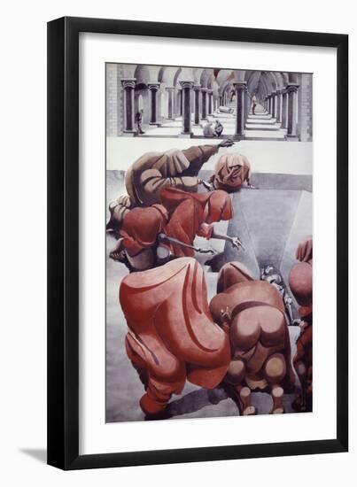 From Wake, Untitled-Edward Burra-Framed Premium Giclee Print