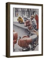 From Wake, Untitled-Edward Burra-Framed Giclee Print