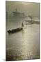 From Waterloo Bridge: Sun Bursting Through Fog, C.1924-Christopher Richard Wynne Nevinson-Mounted Giclee Print