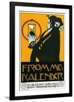 Fromme Calendar Printers-Alphonse Mucha-Framed Art Print