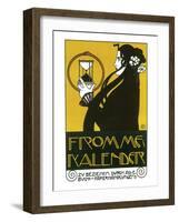 Fromme's Kalender-Koloman Moser-Framed Premium Giclee Print