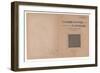 Front and Back Cover for from Cubism and Futurism to Suprematism: A New Realism in Painting , 1916-Kazimir Severinovich Malevich-Framed Giclee Print