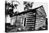 Front and East End of Abraham Lincoln Cabin from Southeast Corner-null-Stretched Canvas