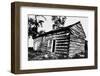 Front and East End of Abraham Lincoln Cabin from Southeast Corner-null-Framed Photographic Print