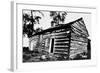 Front and East End of Abraham Lincoln Cabin from Southeast Corner-null-Framed Photographic Print