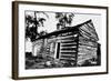 Front and East End of Abraham Lincoln Cabin from Southeast Corner-null-Framed Photographic Print