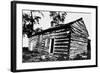 Front and East End of Abraham Lincoln Cabin from Southeast Corner-null-Framed Photographic Print