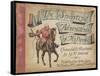 Front Cover Design, Showing Mr Popple on His Horse, Ready to Join the Hunt-null-Framed Stretched Canvas