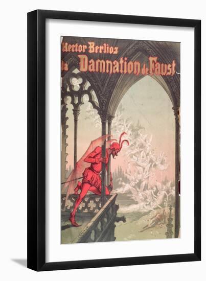 Front Cover for the Score of "The Damnation of Faust" by Hector Berlioz-Georges Fraipont-Framed Giclee Print