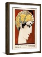 Front Cover, from 'History of the Princess Boudour- Tales of a Thousand and One Nights', 1926-Francois-Louis Schmied-Framed Giclee Print