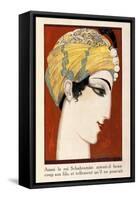 Front Cover, from 'History of the Princess Boudour- Tales of a Thousand and One Nights', 1926-Francois-Louis Schmied-Framed Stretched Canvas