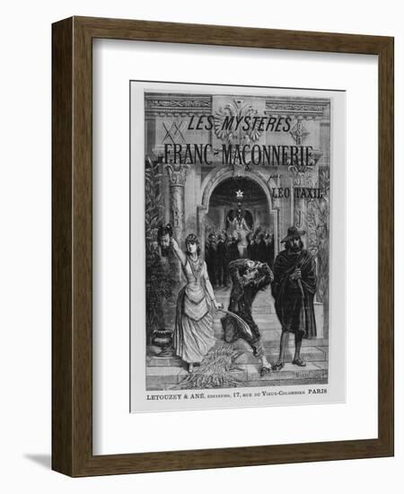 Front Cover Illustration from 'Les Mysteres De La Franc-Maconnerie' by Leo Taxil-Pierre Mejanel-Framed Giclee Print