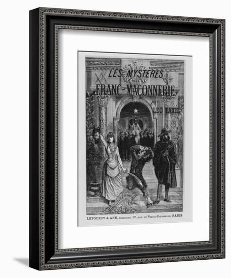 Front Cover Illustration from 'Les Mysteres De La Franc-Maconnerie' by Leo Taxil-Pierre Mejanel-Framed Giclee Print