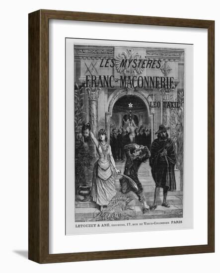 Front Cover Illustration from 'Les Mysteres De La Franc-Maconnerie' by Leo Taxil-Pierre Mejanel-Framed Giclee Print