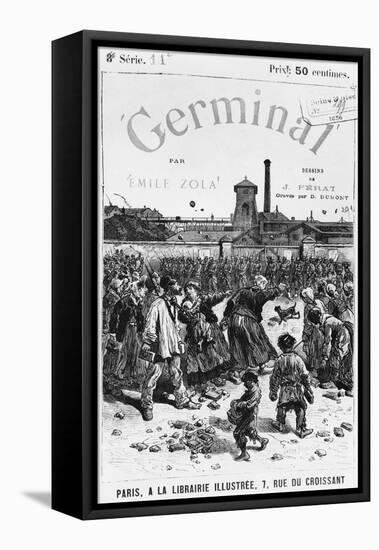 Front Cover Illustration of Germinal by Emile Zola-Jules Ferat-Framed Stretched Canvas