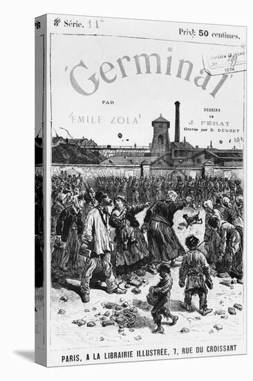 Front Cover Illustration of Germinal by Emile Zola-Jules Ferat-Stretched Canvas