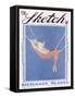 Front Cover Illustration Showing a Lady Relaxing in a Hammock Reading a Book-null-Framed Stretched Canvas