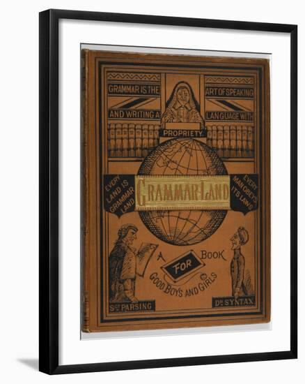 Front Cover Of a Grammar Book For Children-null-Framed Giclee Print