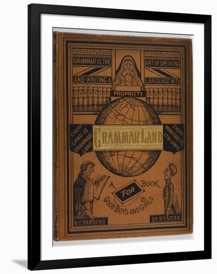 Front Cover Of a Grammar Book For Children-null-Framed Giclee Print