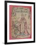 Front Cover of a Picture Album Depicting St. Nicholas Bringing Presents to the Children-null-Framed Giclee Print