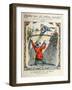 Front Cover of a School Exercise Book Depicting 'The Fox and the Billy Goat', C.1900-null-Framed Giclee Print